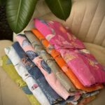 شومیز گل لاله پولکی