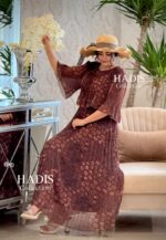 پیراهن پلنگی شکلاتی