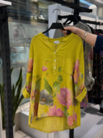 شومیز گل آبرنگی - Image 8